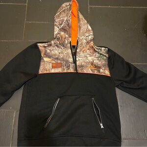 Realtree Camo Hoodie with Orange and Black Accents